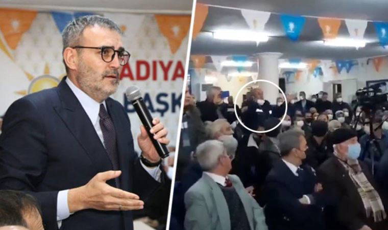 'AKP'liyim, açım' dedi; salondan atıldı