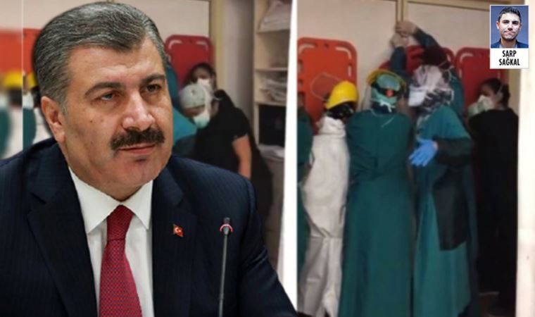Sağlık Bakanı Fahrettin Koca, şiddete uğrayan sağlıkçılar karşısında sessiz