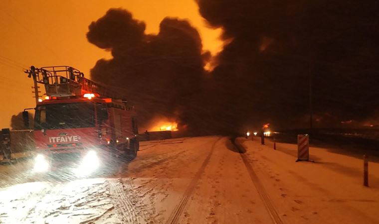 Petrol boru hattındaki patlama anı görüntüsü ortaya çıktı