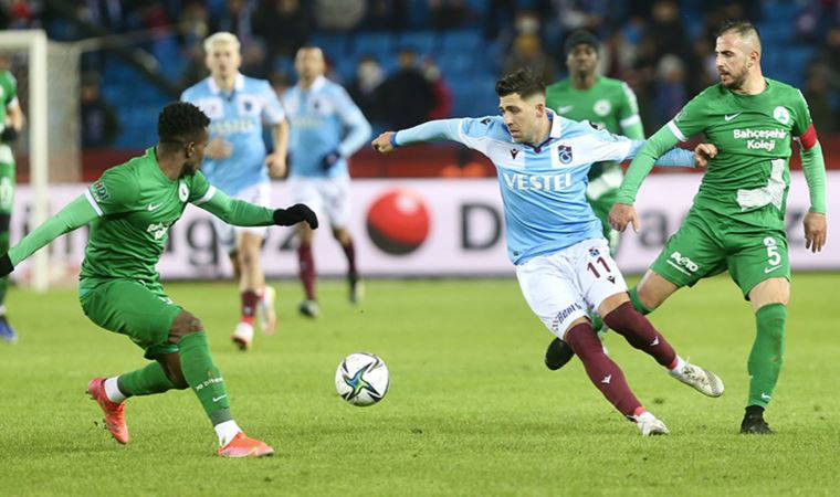 Trabzonspor, Giresunspor engelini aşamadı! Trabzonspor 1-1 Giresunspor