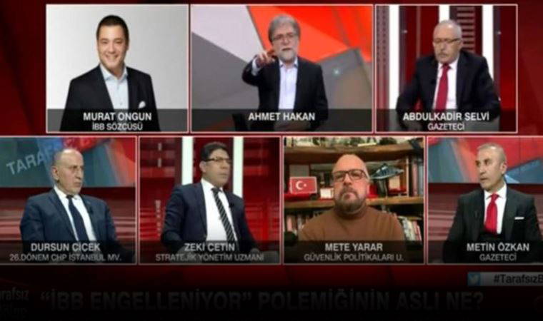 Canlı yayında 'reklam' gerginliği: İBB Sözcüsü Murat Ongun'dan çok sert tepki