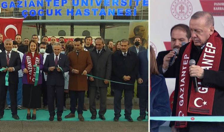 Gaziantep Çocuk Hastanesi'nin tavanında çökme