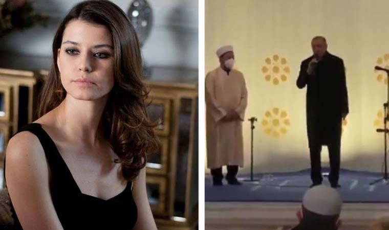 Beren Saat'ten, Sezen Aksu’yu hedef alan Erdoğan'a tepki: 'Halka şiirler okuyup, şarkılar söyleyerek seçilen...'