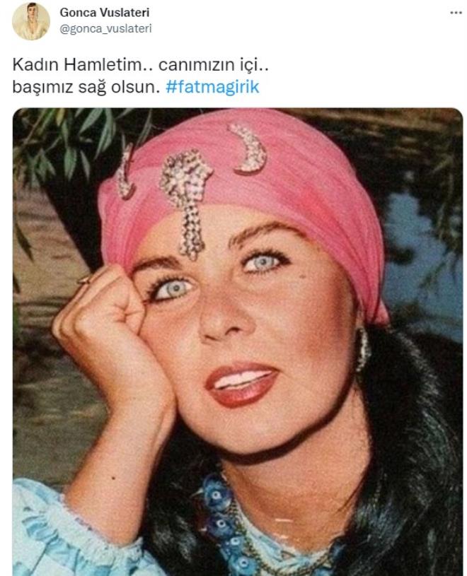 Türkiye, Fatma Girik'e ağlıyor: 'Hoşçakal Ezo Gelin'