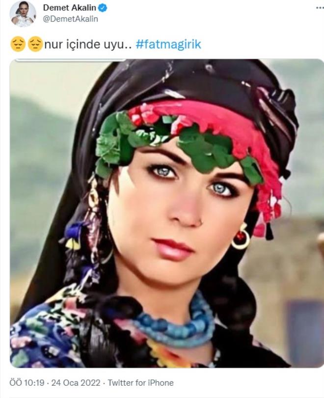 Türkiye, Fatma Girik'e ağlıyor: 'Hoşçakal Ezo Gelin'