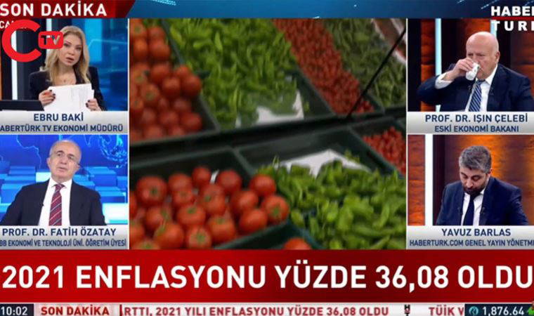 Enflasyon açıklandığı anda stüdyoda yaşananlar: 'Çok ürkütücü'