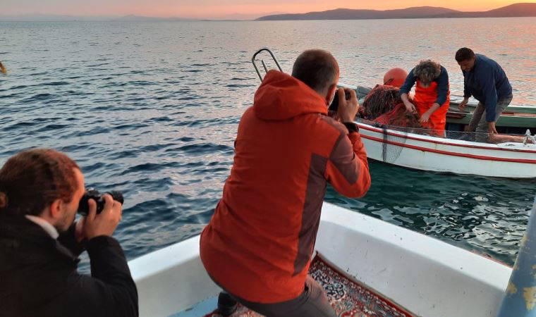 Mordoğanlı balıkçıların yaşamı belgesel oldu