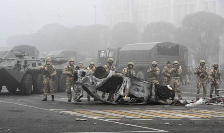 Kazakistan'da protestoların üçüncü günü: Eski Sovyet ülkeleri asker gönderme kararı aldı