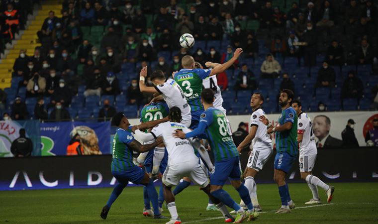 Rizespor ile Beşiktaş yenişemedi! Çaykur Rizespor 2-2 Beşiktaş