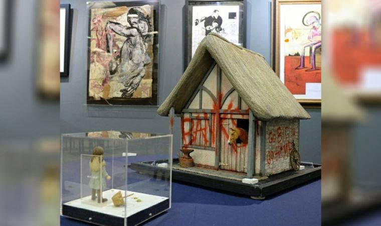 Banksy’nin minyatür eseri bir milyon sterline satıldı