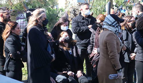 Halil Falyalı'nın cenazesinden dikkat çeken kareler