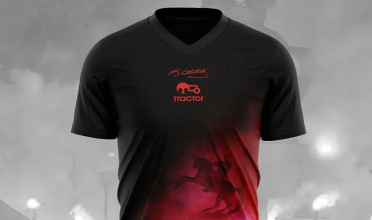 Samsun'daki çirkin saldırının ardından Traktor FC'den Atatürk anısına forma