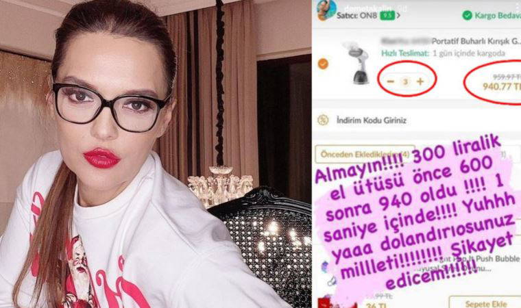 Demet Akalın'ın el ütüsü paylaşımı sosyal medyanın diline düştü