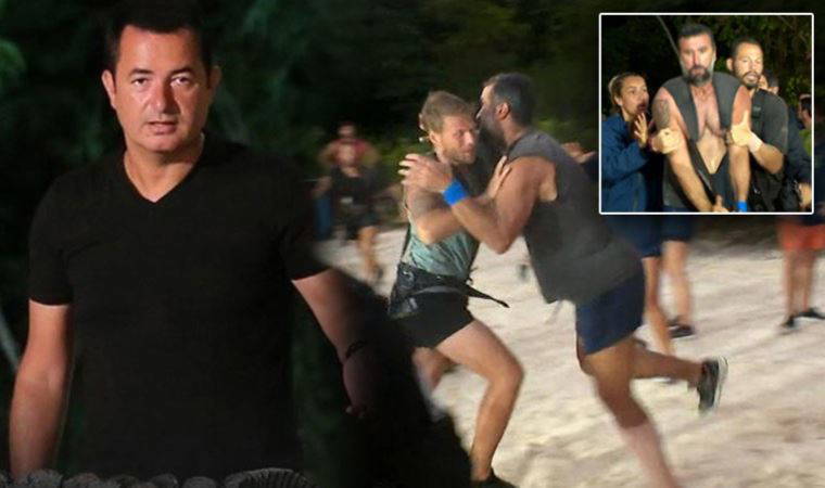 Acun Ilıcalı'nın 'Televizyonlarda gösteremeyiz' dediği kavganın görüntüleri ortaya çıktı: 'Yakarım Survivor'ı'