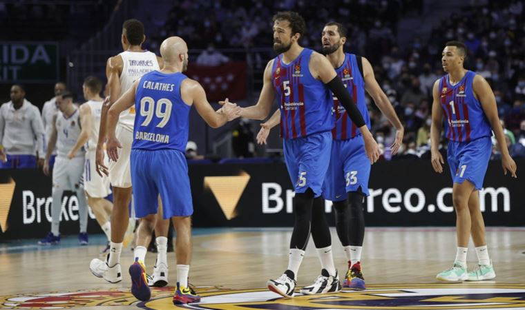 THY Euroleague'de Real Madrid ile Barcelona karşı karşıya geldi