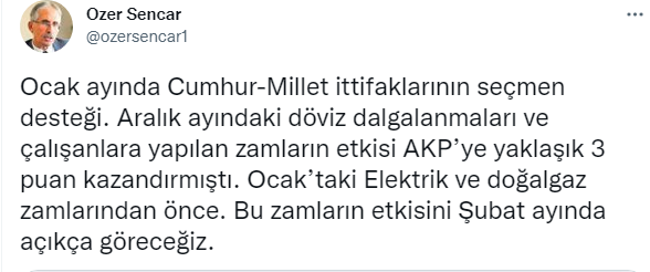 Son anket: Millet İttifakı oy farkını açmaya başladı