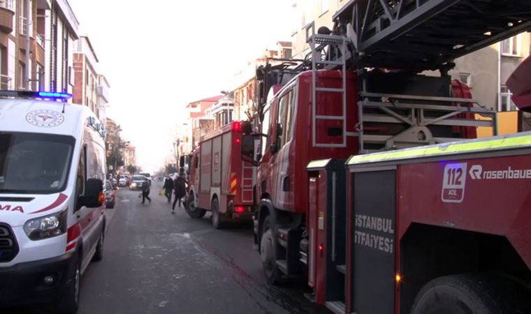 Avcılar'da iş yerinde korkutan yangın