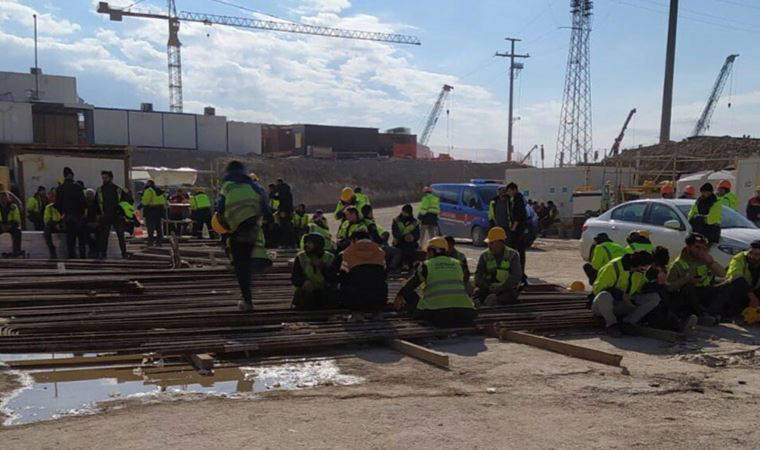 Akkuyu'da 250 işçi iş bıraktı: '4 aydır maaşlarımızı alamıyoruz'