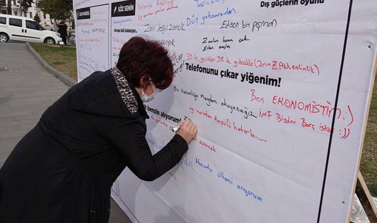 Tekirdağlı gençlerden 'Geççek'li zam protestosu