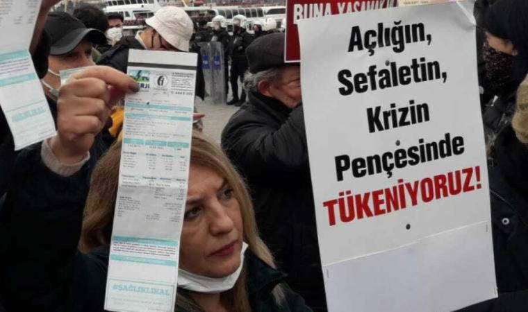 Elektrik ve doğalgaz zammına karşı yurttaş sokakta!