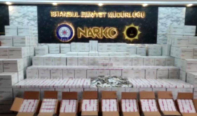İstanbul'da uyuşturucu operasyonu: 831 bin hap