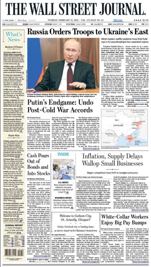 Uluslararası basında Rusya - Batı krizi