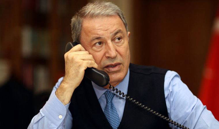 Hulusi Akar ile Ukrayna Savunma Bakanı arasında görüşme