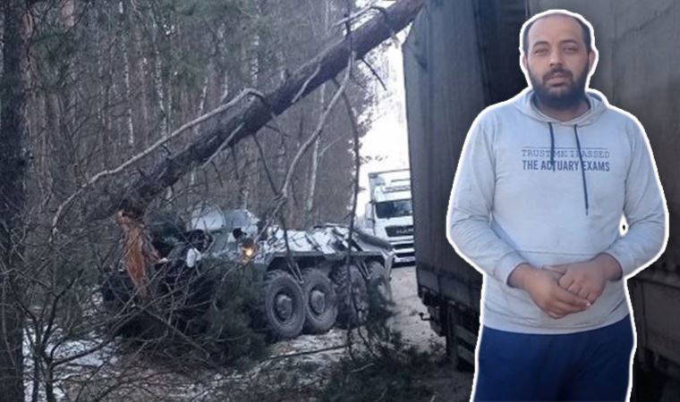 Rusya’nın tankı Türklerin TIR'ına çarptı, şoför korku dolu anları anlattı: 'Bomba sesleriyle uyandık'