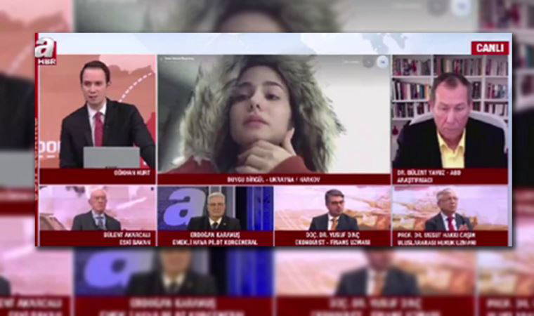 A Haber, Ukrayna'da mahsur kalan öğrenciyi “Türk kızı ağlamaz” diyerek yayından aldı