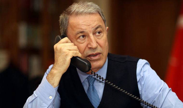 Son dakika: Hulusi Akar ile Ukrayna Savunma Bakanı arasında görüşme