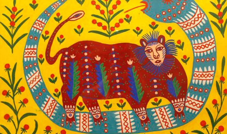 Ünlü Ukraynalı ressam Pryimachenko'nun 25 eseri yandı