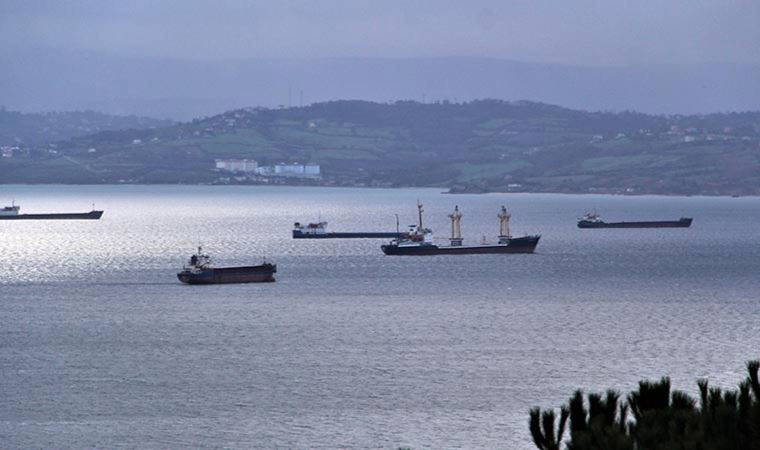 Fırtınadan etkilenen gemiler Sinop limanına sığındı