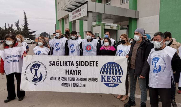 Sağlık emekçilerini ayağa kaldıran olay: Hemşirenin saçını çekip, tekme attı