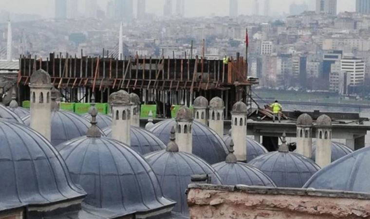Süleymaniye'nin önünde yükselen İlim Yayma Vakfı binası: Vakfı yalanlayan fotoğraf ortaya çıktı