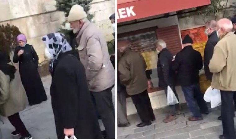 Yurttaşın Halk Ekmek kuyruğu böyle görüntülendi (04 Şubat 2022)