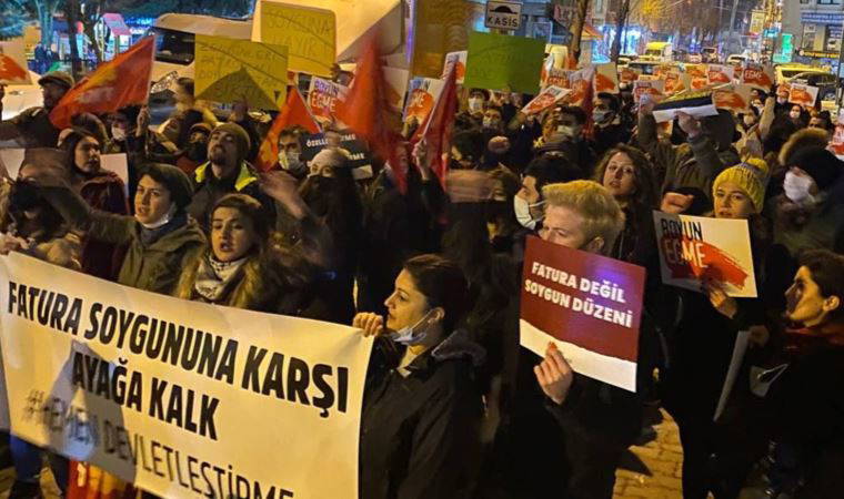 Elektrik faturasına isyan sürüyor: İstanbul'da protesto