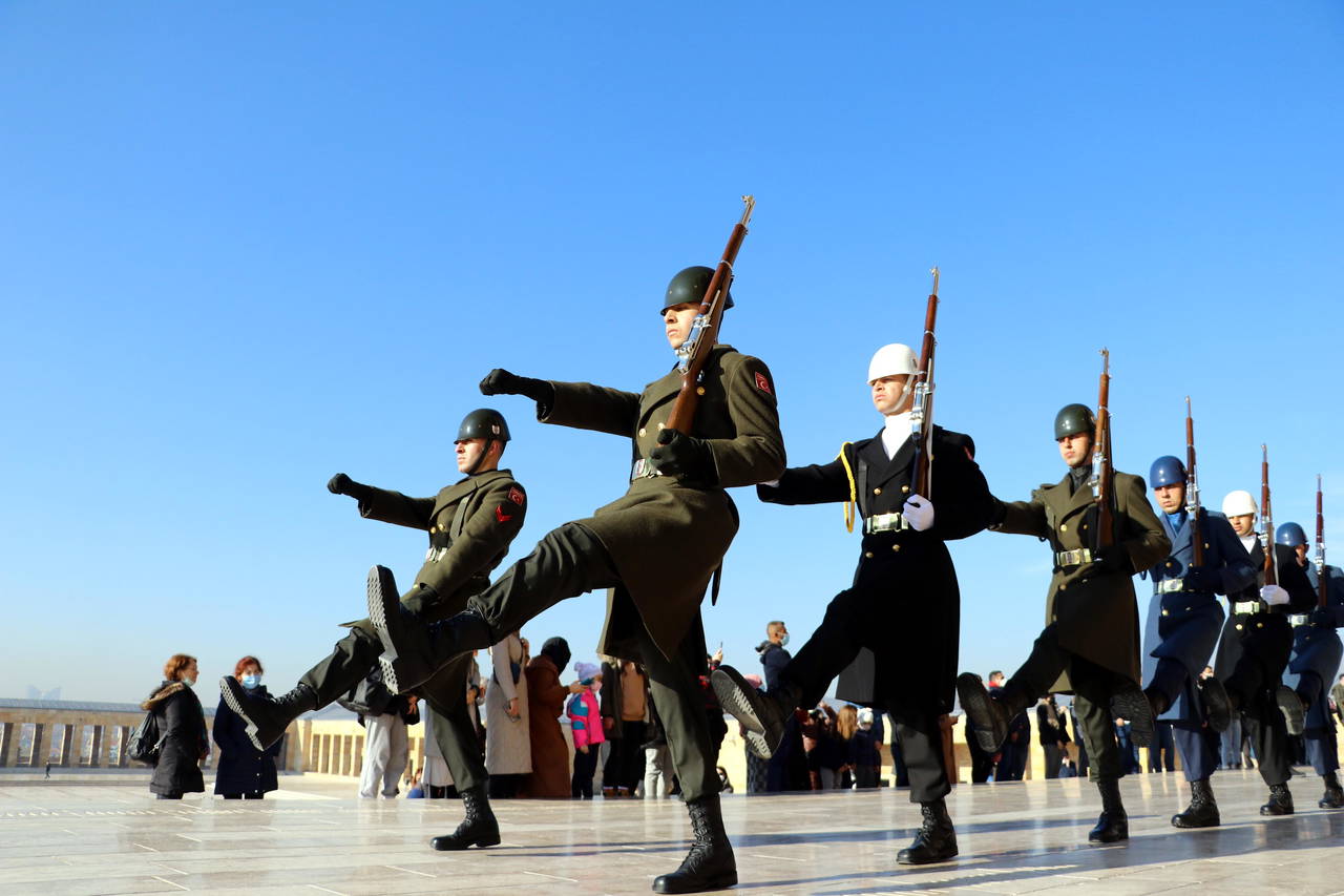 Anıtkabir'in nöbetçi askerleri