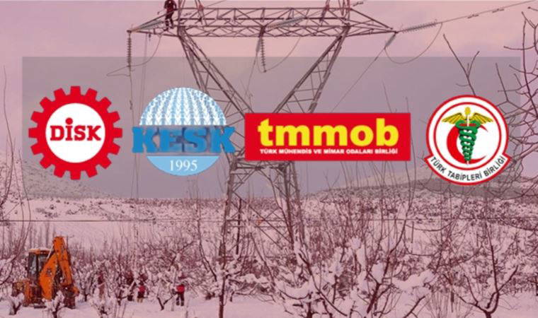 DİSK, KESK, TMMOB, TTB: Sorumluluğu bulunan yetkililer istifa etmeli