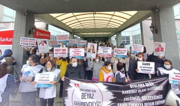 Sağlık emekçilerinden ülke genelinde iş bıraktı: Daha uzun süreli g(ö)reve hazırız!