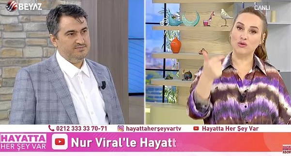 'Hayatta Her Şey Var' isimli programda İsim Analisti Önder Özcan'ın yanıtları gündem oldu: 'Eşinize İhlas Suresi okuyarak baklava yedirin'