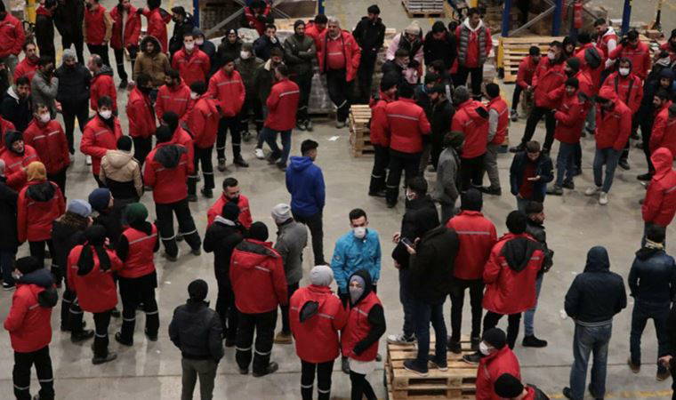 Migros'un Esenyurt'taki deposunda eylem yapan 250 işçinin işine son verildi