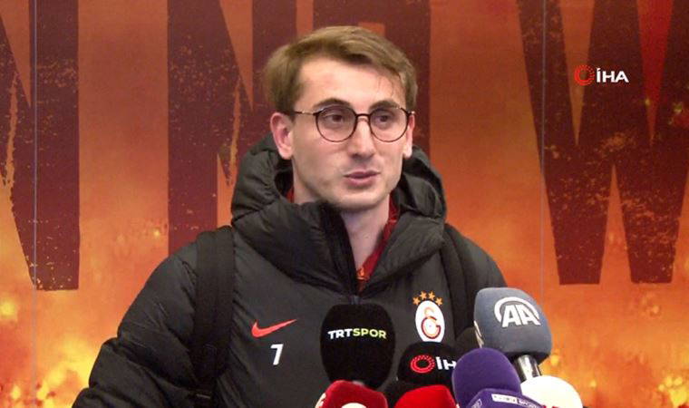 Galatasaray - Beşiktaş derbisinin kahramanı Kerem Aktürkoğlu, transfer iddialarını yanıtladı (15 Mart 2022)