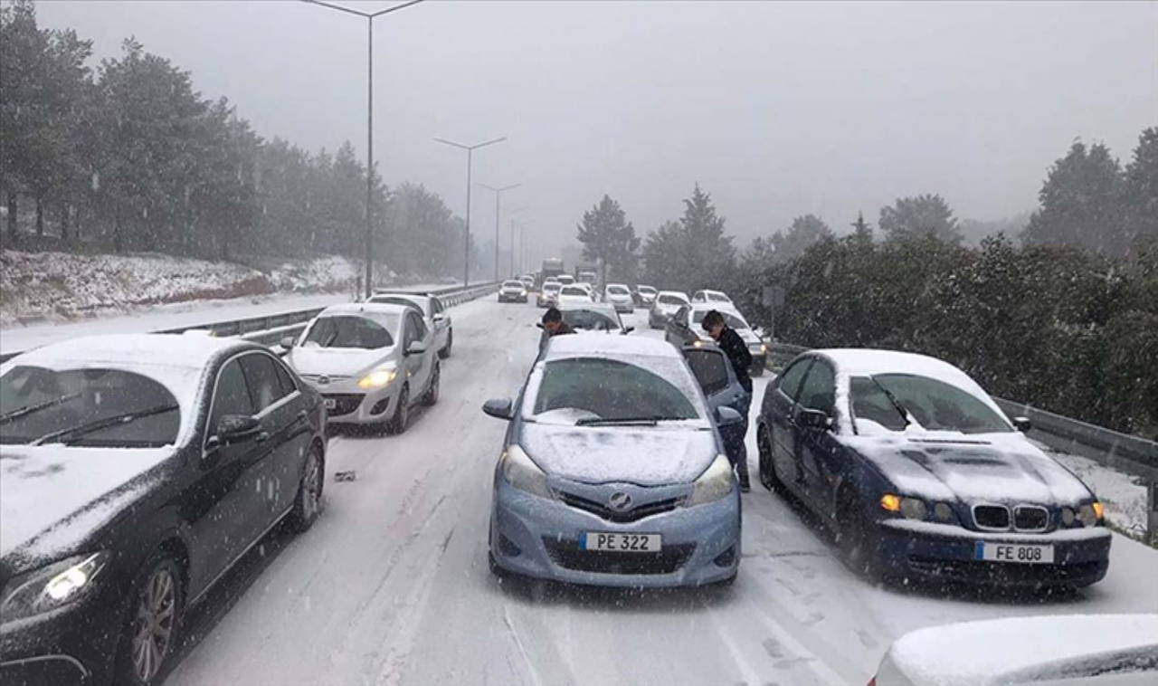 KKTC'de son 46 yılın 'en soğuk' mart ayı yaşanıyor