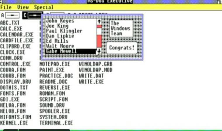 Windows 1.0 sisteminde yer alan Easter egg 37 yıl sonra ilk defa keşfedildi