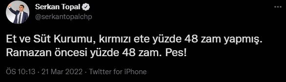 'Kırmızı et' zammına tepki yağdı: 'Ramazan armağanı!'