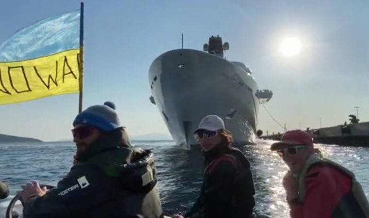 Ukraynalı yelkencilerden, Abramoviç'e 'My Solaris' protestosu