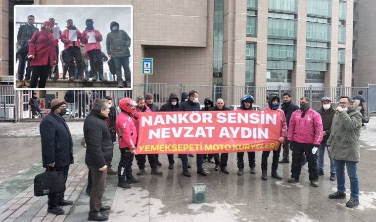 Yemeksepeti işçilerinden, kendilerine 'Nankör' diyen Nevzat Aydın'a suç duyurusu (23 Mart 2022)