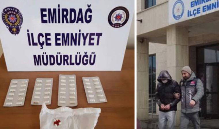 Cezaevinden izinli çıkan hükümlü, uyuşturucu satarken yakalandı