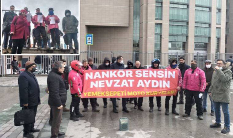 Yemeksepeti işçilerinden, kendilerine 'Nankör' diyen Nevzat Aydın'a suç duyurusu (23 Mart 2022) (Video Haber)