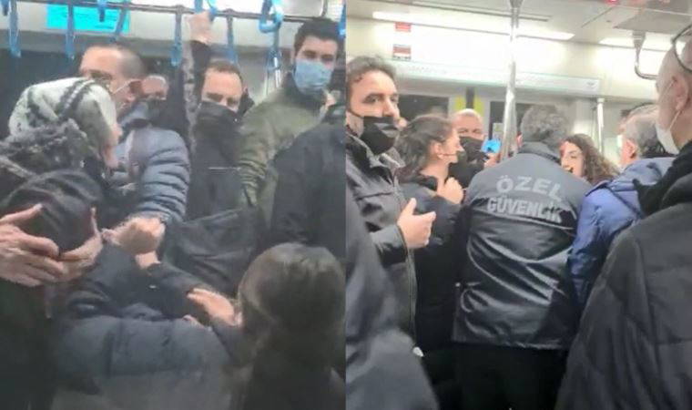 Marmaray'da maske tartışması (26 Mart 2022)